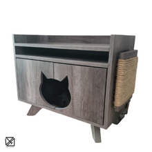 Cargar imagen en el visor de la galería, Casa para gato minimalista - CatBox